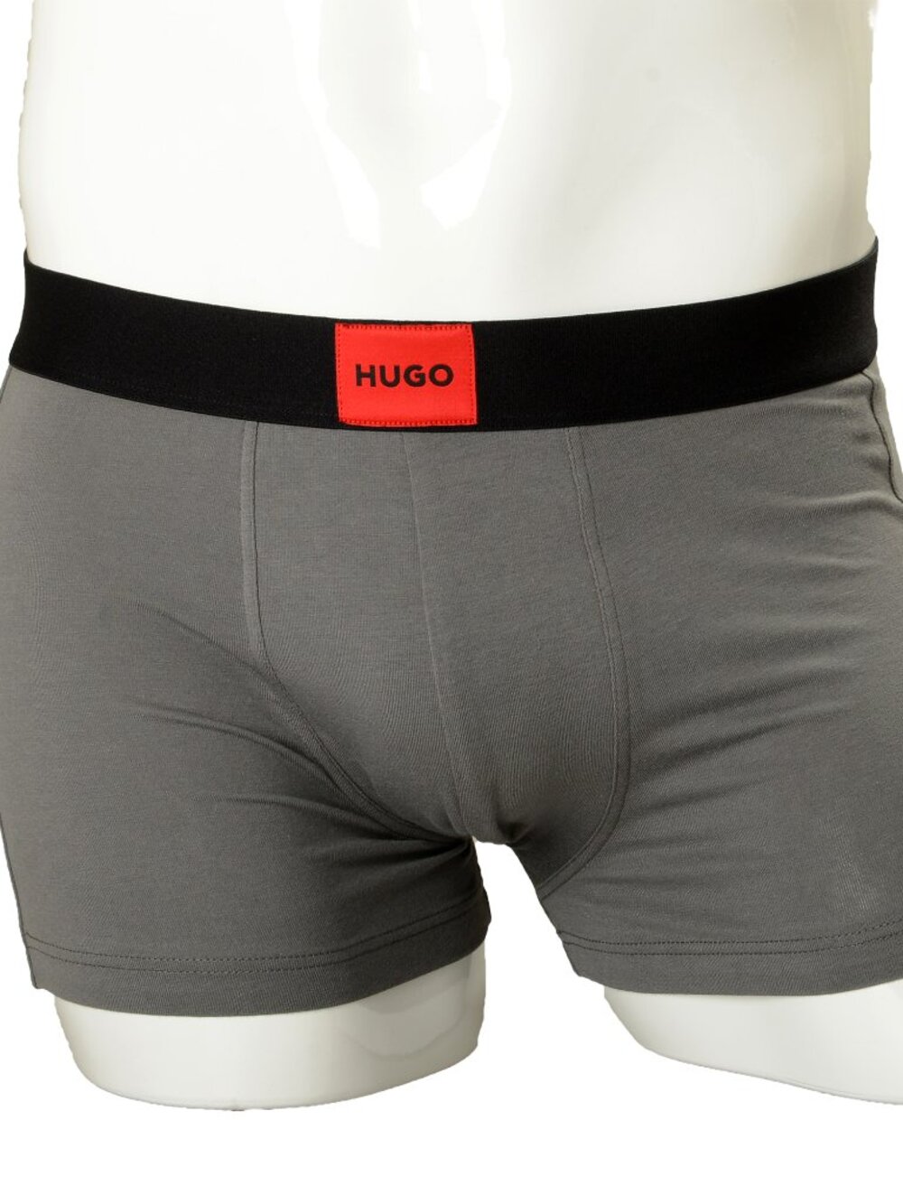 Hugo Boss Men's Logo Stripe Gray Trunk Underwear US M IT 50